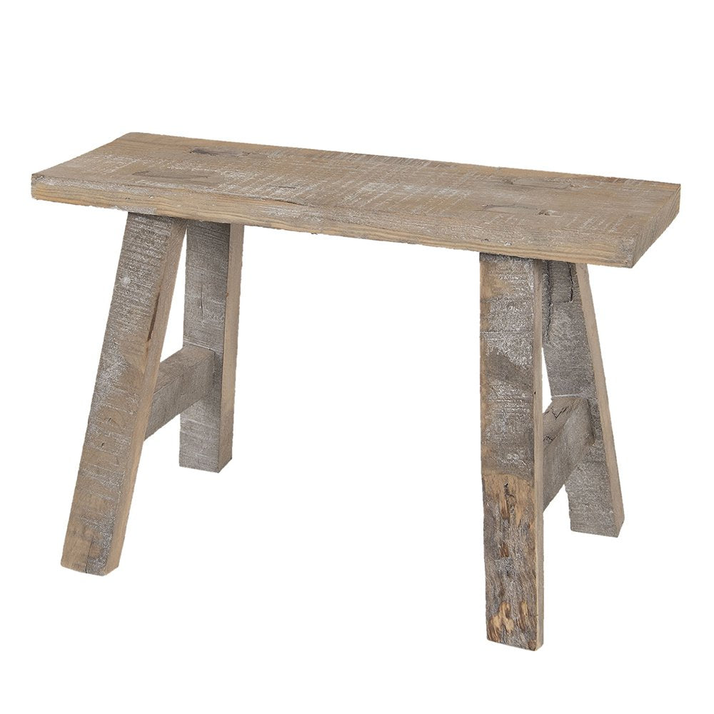 Plantentafeltje 40x14x27 cm Bruin Hout Plantenstandaard