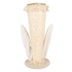 Decoratie Beeld Hoed 20x20x45 cm Beige Textiel Konijn