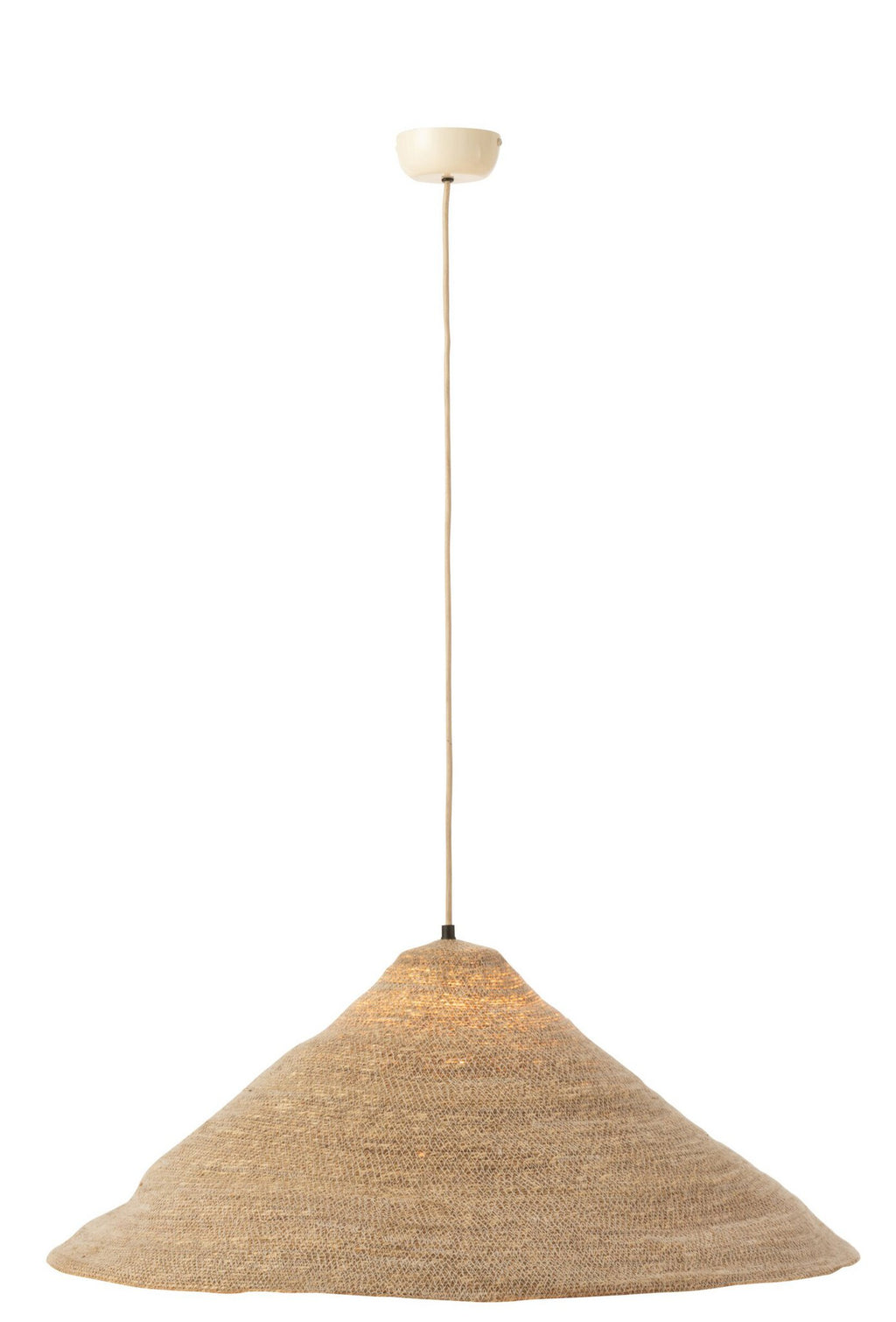J-Line Lamp Hoed Moonj - gras - naturel - large