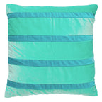 Dutch Decor Pemm - Kussen 45x45 cm - Schuin glas - Groen, blauw