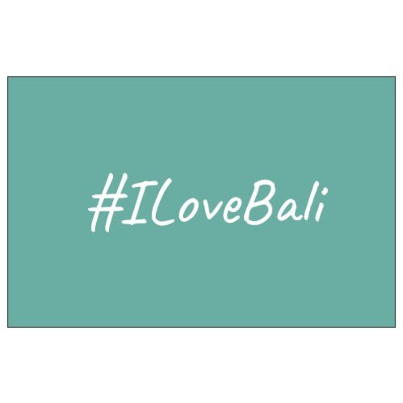 Set mini kaartjes #ILoveBali