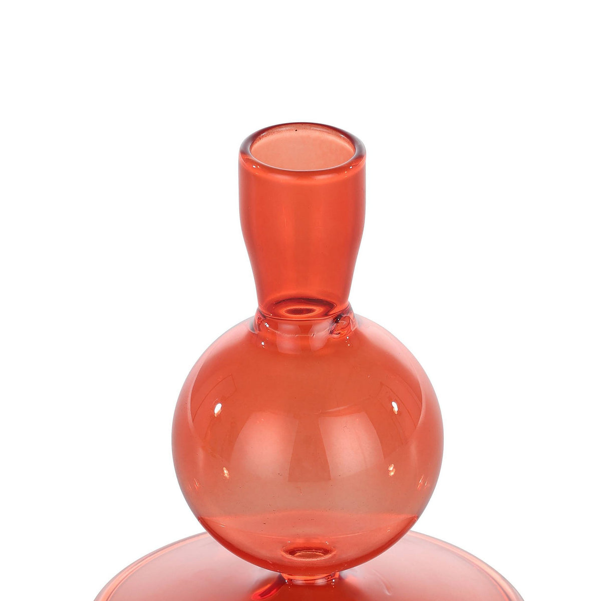 Candlestick Molume Rood 8,5x11cm