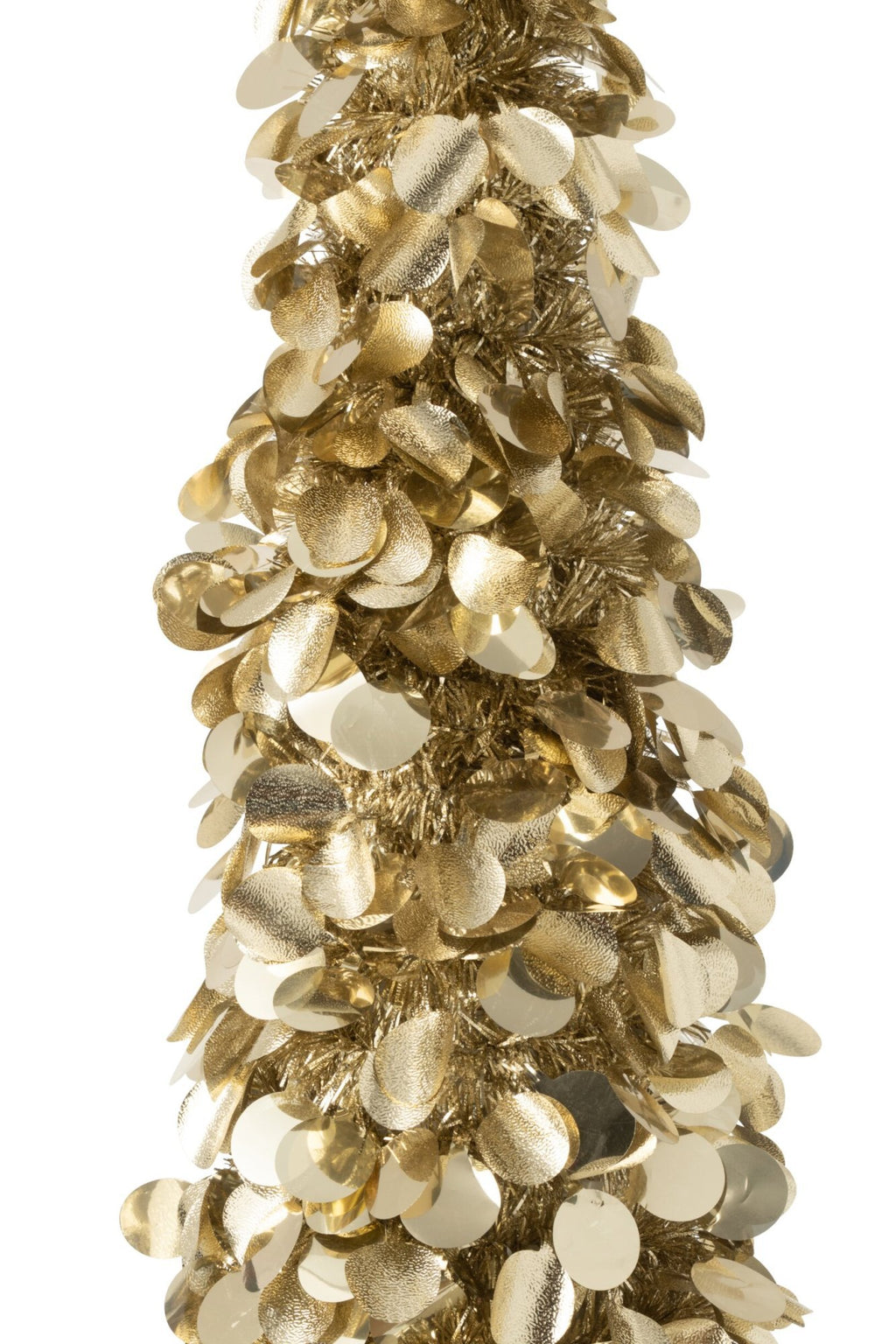 J-Line decoratie boom Sprankelend - champagne - extra large