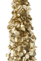 J-Line decoratie boom Sprankelend - champagne - extra large