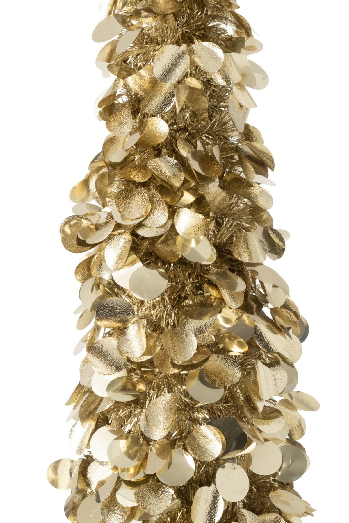 J-Line decoratie boom Sprankelend - champagne - extra large