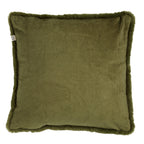 Dutch Decor Zaya - Kussen 45x45 cm - Unicolour - Bieslook - Groen