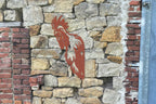 Kiekeboe Haan/ Rooster Herman, 141634, Roest, 31,7x16,3x0,2cm