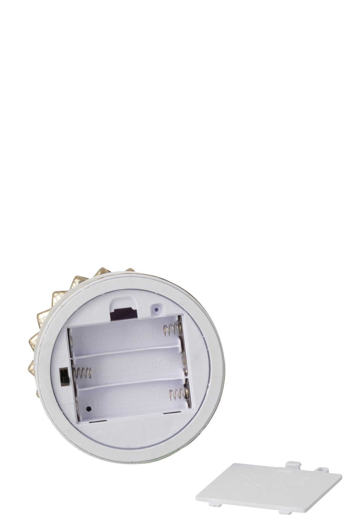 J-Line decoratie Kerstboom Draaiend - glas - goud - S - LED