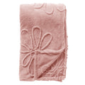 Dutch Decor Blenda - Plaid 150x200 cm - Bloemenreliëf - Rose Tan - Roze