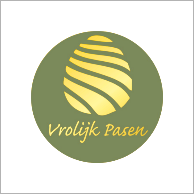 Etiketten – Vrolijk Pasen – 250 Stuks