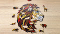 Eco Wood Art (EWA) Houten Legpuzzel Leeuw/ Lion, Size M, 1935, 31x28x0,5cm
