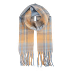 Wintersjaal Dames 50x210 cm Blauw Textiel