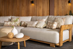 Nederlands decor orli - kussen 30x50 cm - puimsteen - beige