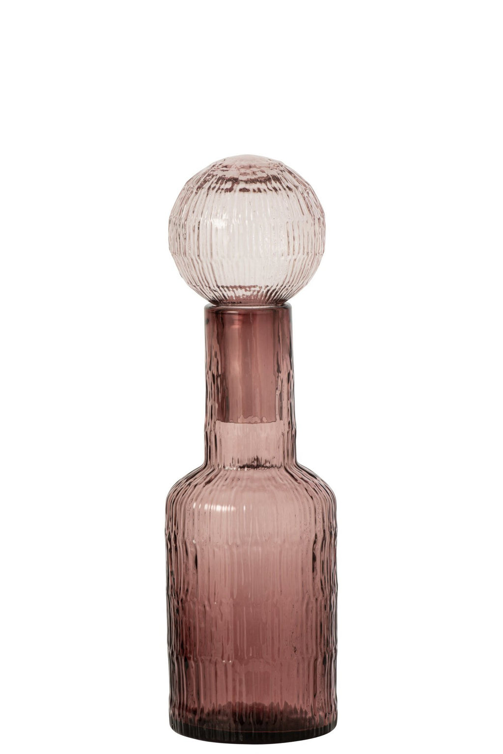 J-Line Fles - glas - bordeaux - small