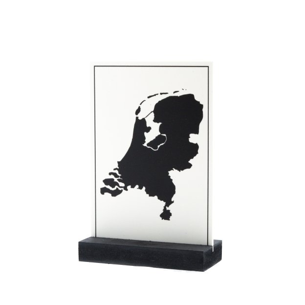 Decoplaatje - Nederland - NL -Holland - met houder