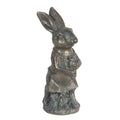 Beeld Konijn 11 cm Bruin Kunststof