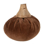 Decoratie Pompoen Ø 9x8 cm Bruin Polyester