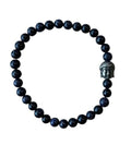 Dames armband Blauwvloed met boeddhakraal