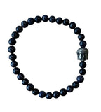 Dames armband Blauwvloed met boeddhakraal