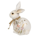 Beeld Konijn 20 cm Beige Polyresin Paasdecoratie