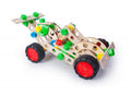Constructieset Constructor Junior Sportauto 3 in 1 van hout- 107 onderdelen