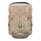 Vaas Ø 14x18 cm Bruin Glas Bloempot Binnen