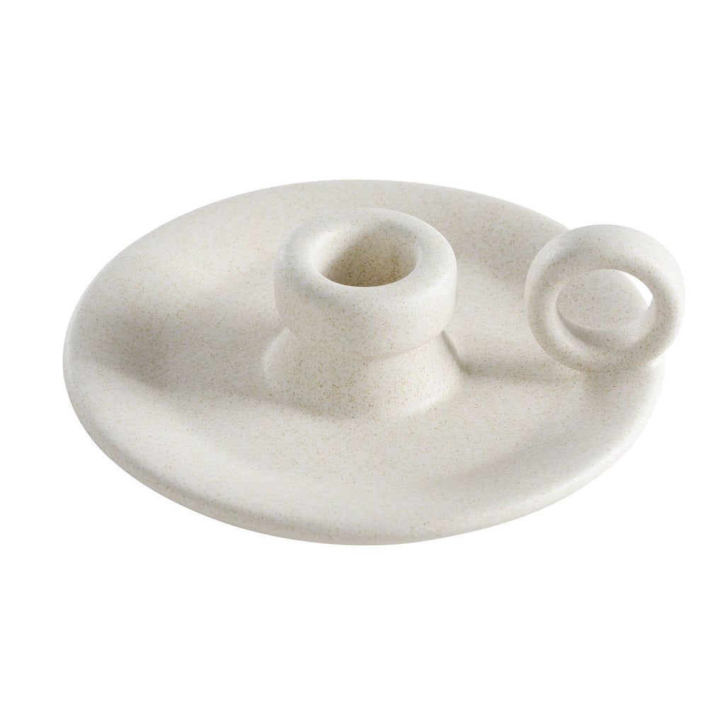Kandelaar Betsiaka Beige 13x13x4cm