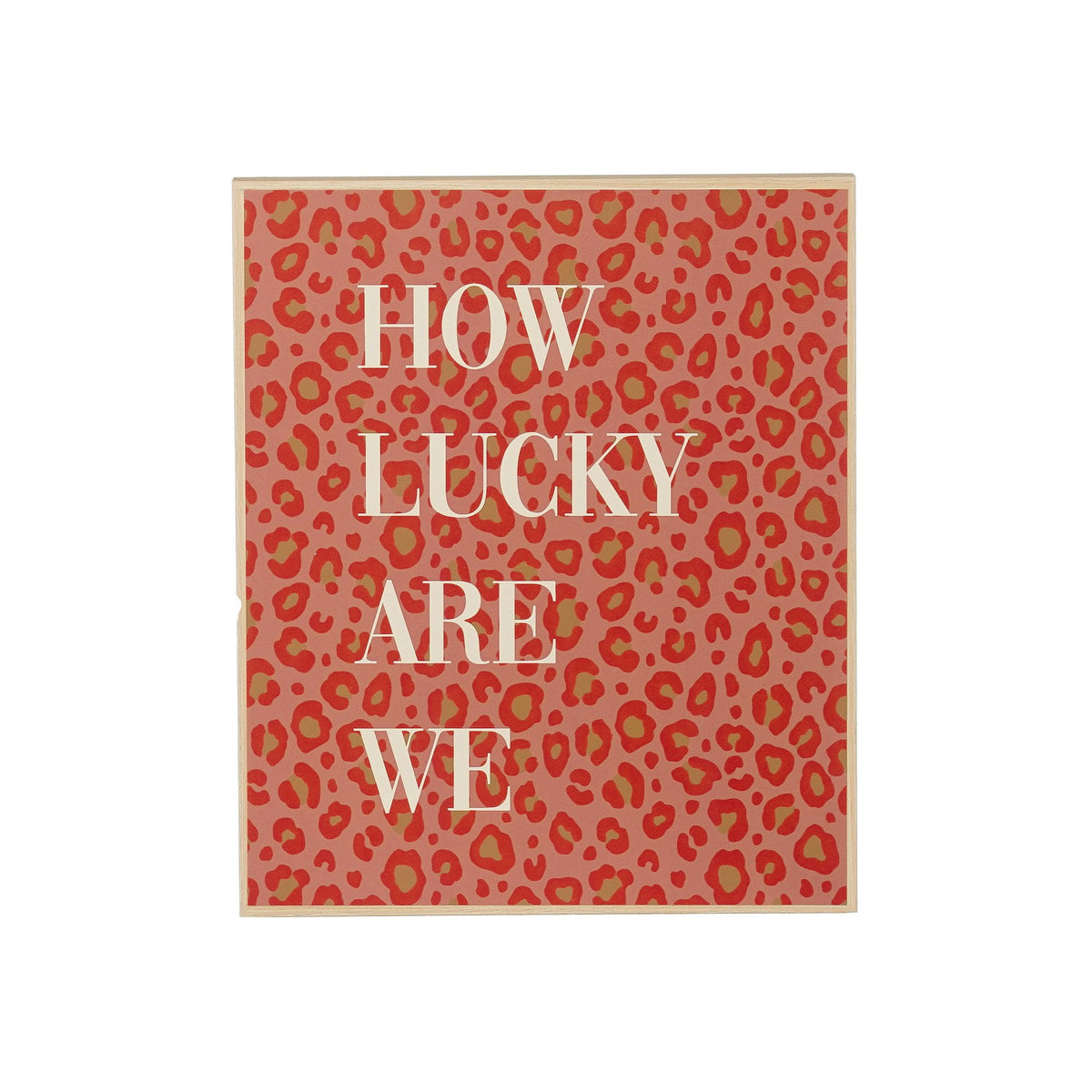 Muurdecoratie How lucky l26xb31
