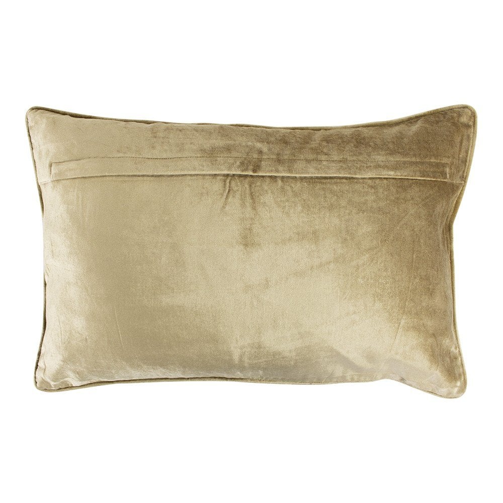 Groot kussen fluweel goud 40x60cm