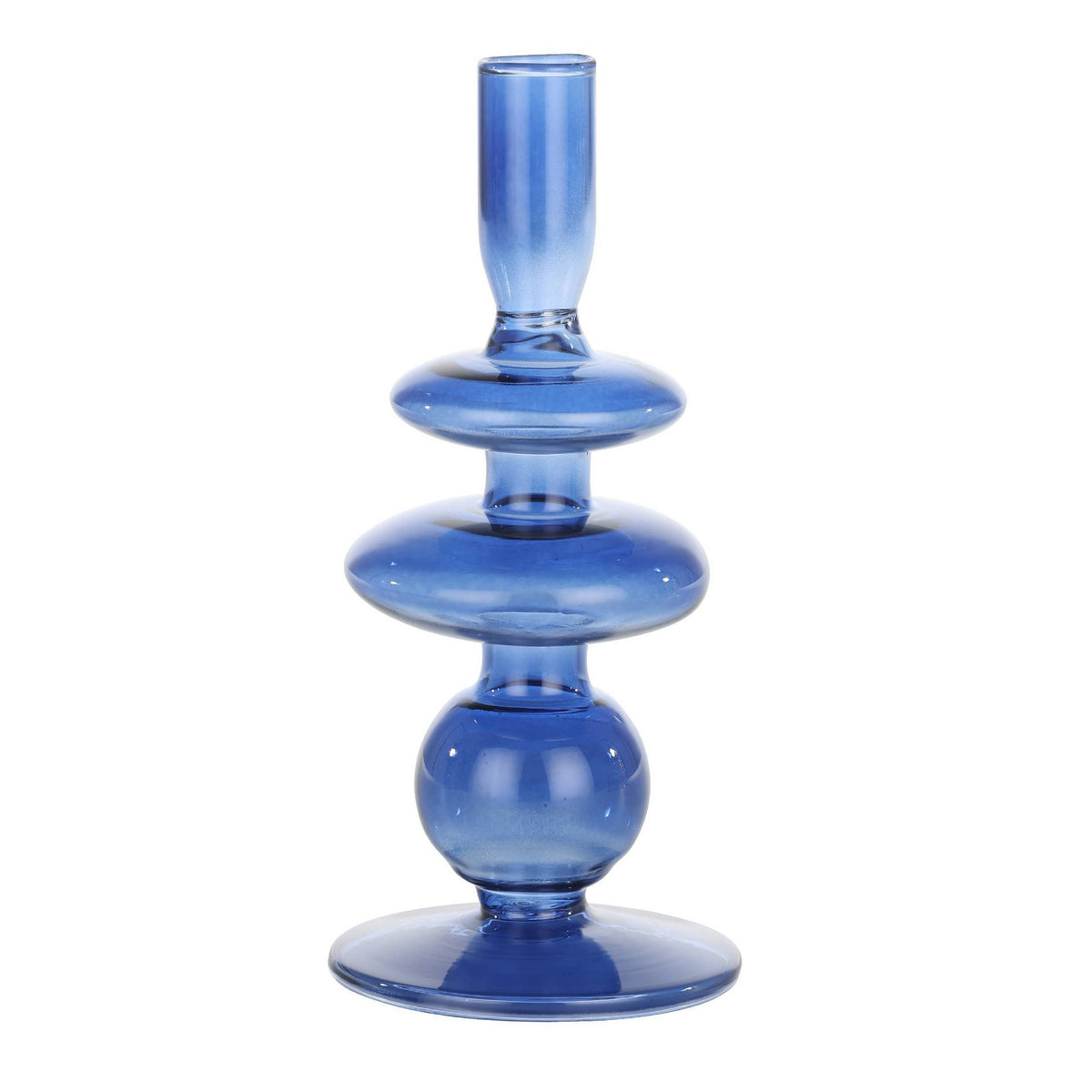 Kandelaar Molume Blauw 9x19,5cm