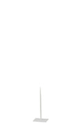 J-Line decoratie pin - metaal - wit - small