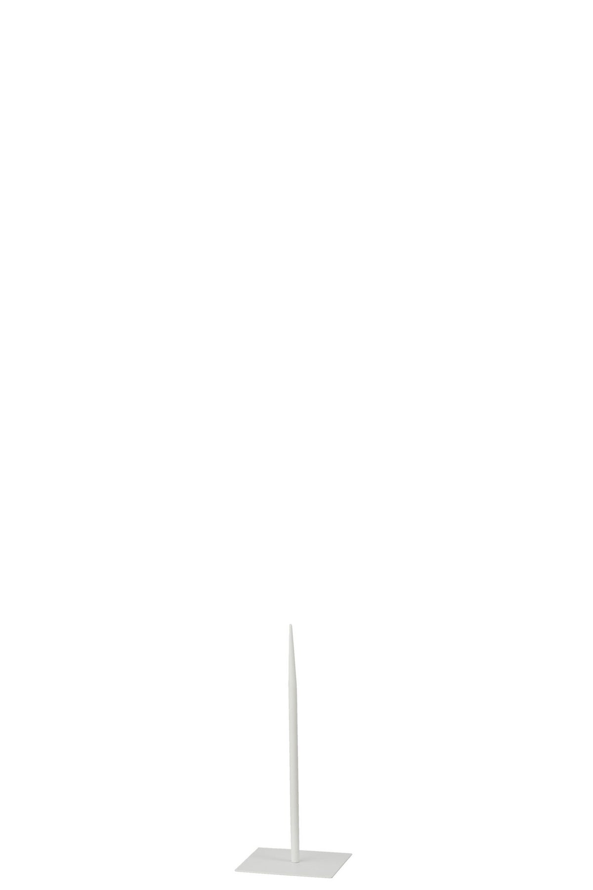 J-Line decoratie pin - metaal - wit - small
