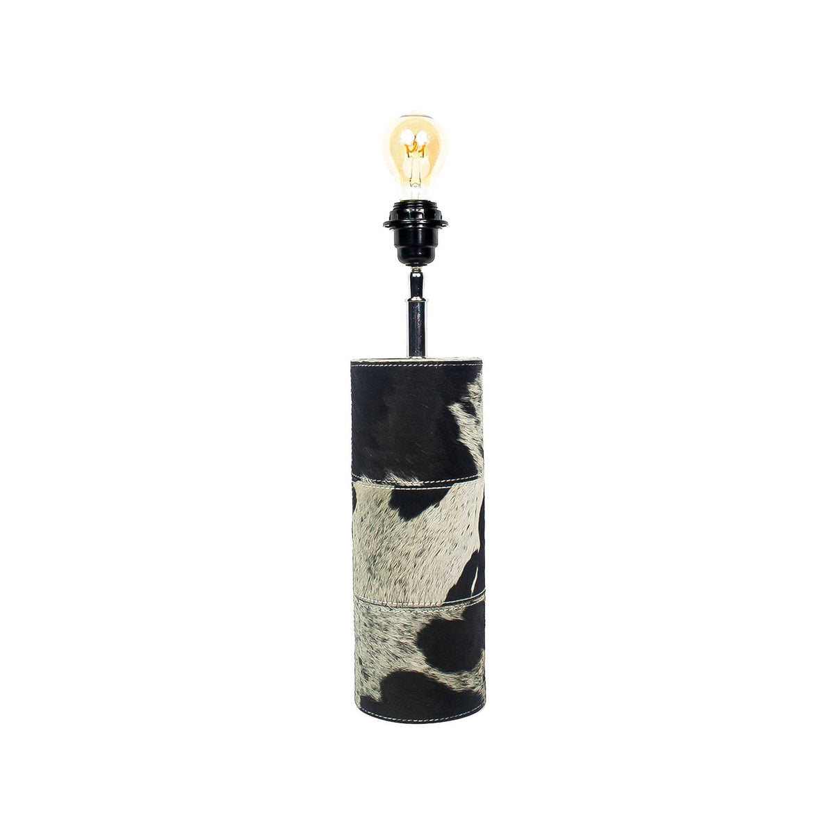 Lampvoet rond koe zwart 45cm*