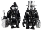 J-Line mand Walvis - kunststof - wit