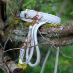 Laboni Amici – Rondgestikte leren riem