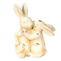 Beeld Konijn 20x10x25 cm Beige Keramiek