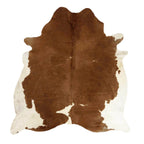 Vloerkleed koe bruin/wit 250cm