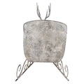 Decoratie Beeld Slee 44x34x47 cm Grijs Metaal Hert