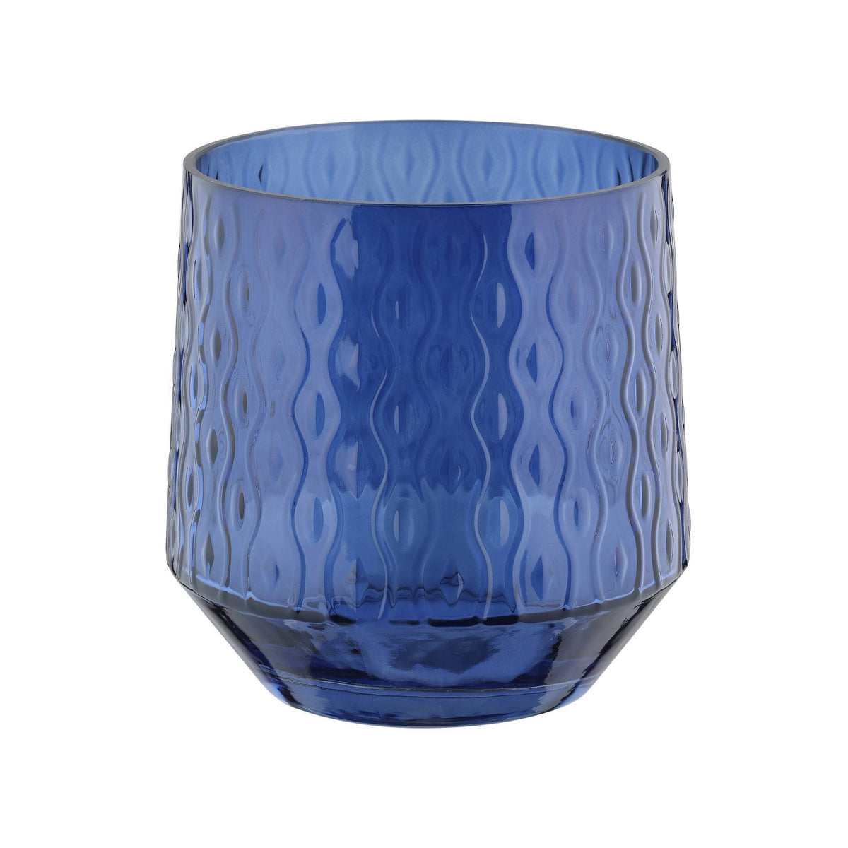 Windlicht Bezamby Blauw 14x14cm