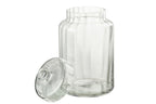 J-Line Voorraadpot Elia Glas Transparant Large