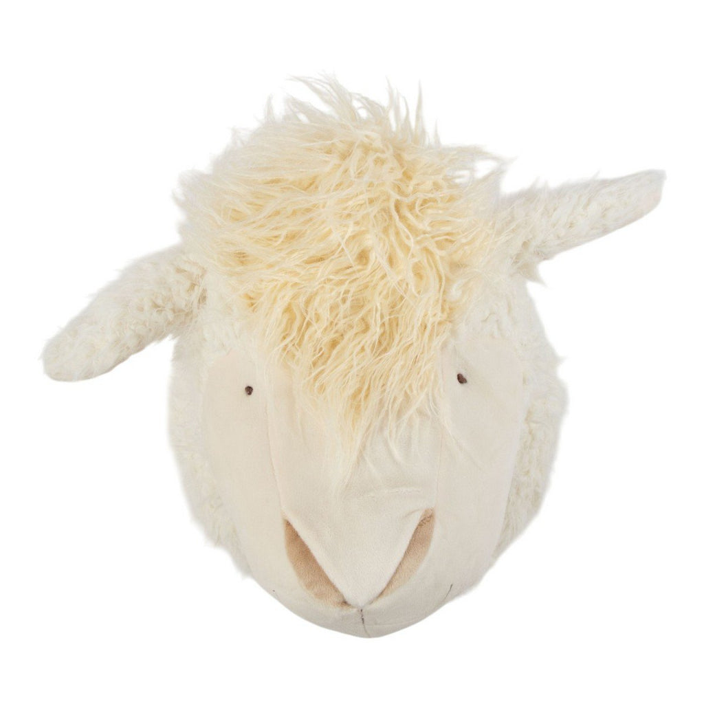 Wandkop Alpaca gebroken wit XL