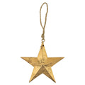 Ster hanger goud touw 15cm*