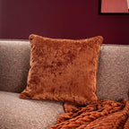 Dutch Decor Lewy - Kussen 45x45 cm - Potters Clay - Oranje