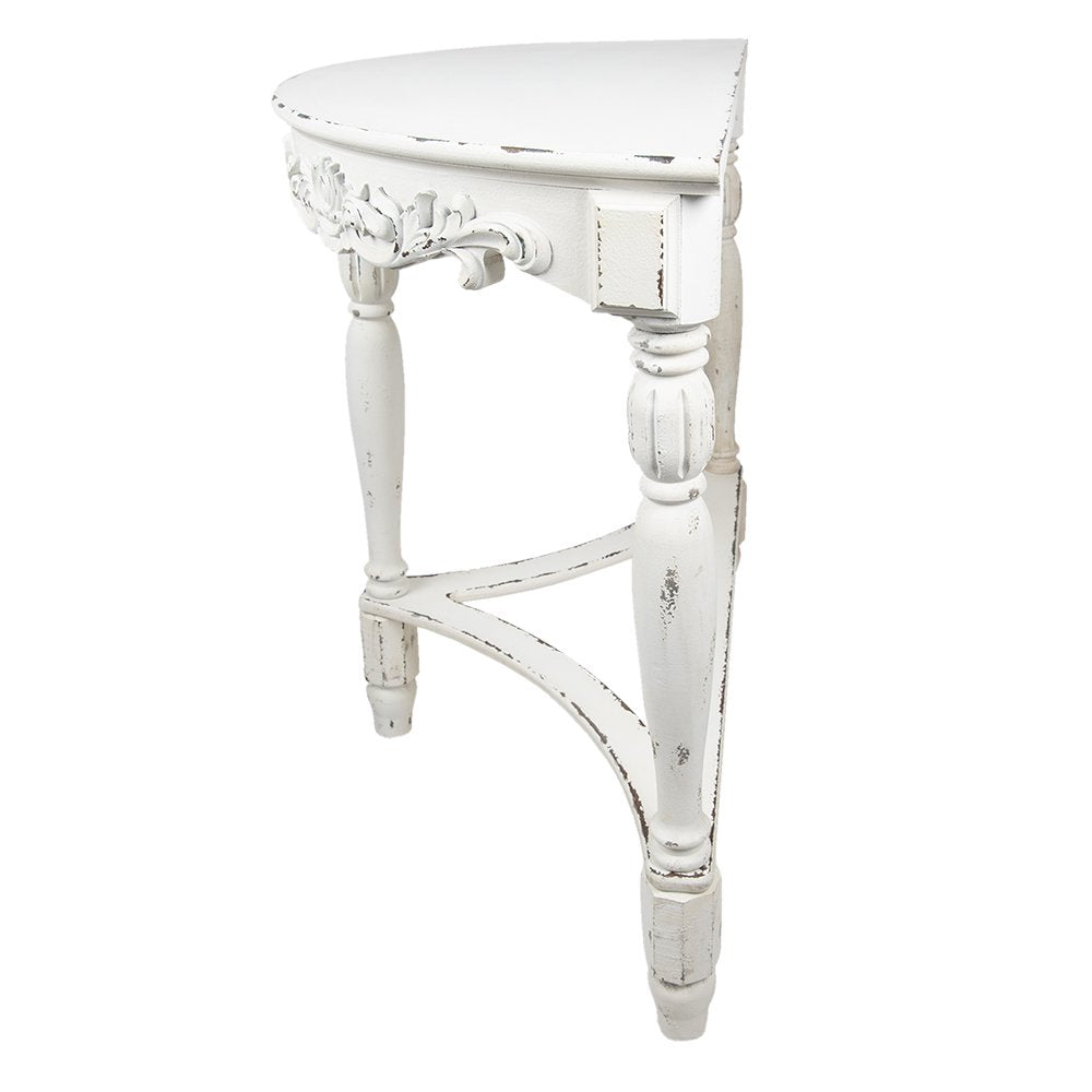 Sidetable 106x48x87 cm Wit Hout Wandtafel