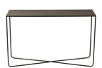 J-Line Console Rechthoek Kruis Frame Metaal Zwart