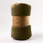 Nederlands Decor Charlie - Plaid 200x220 cm - Militaire Olive - Green