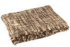 J-Line Plaid tweed - katoen - bruin/beige - 180 x 130 cm