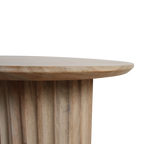 Bullnose bijzettafel naturel 55 cm