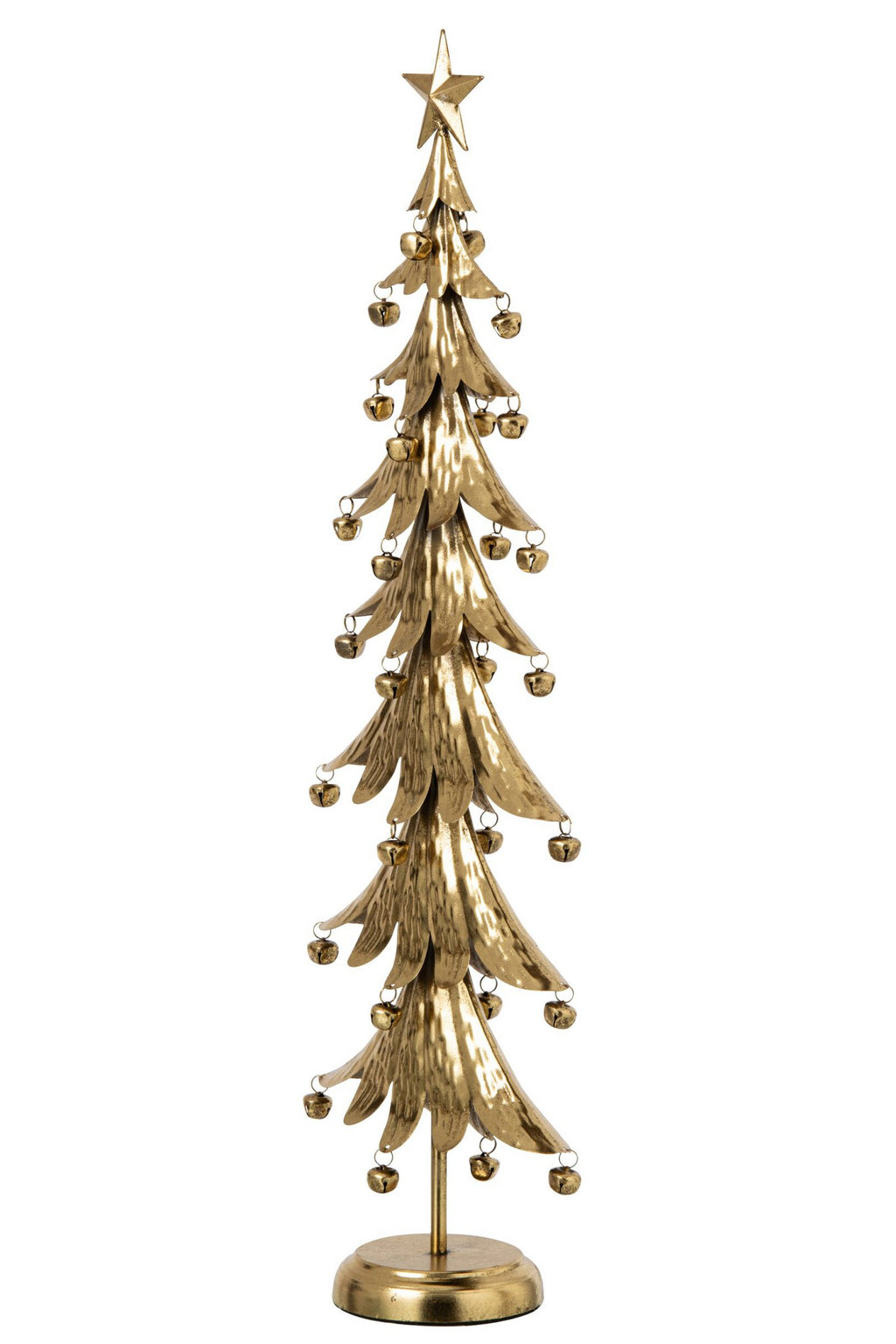 J-Line Kerstboom - ijzer - goud - large