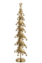 J-Line Kerstboom - ijzer - goud - large